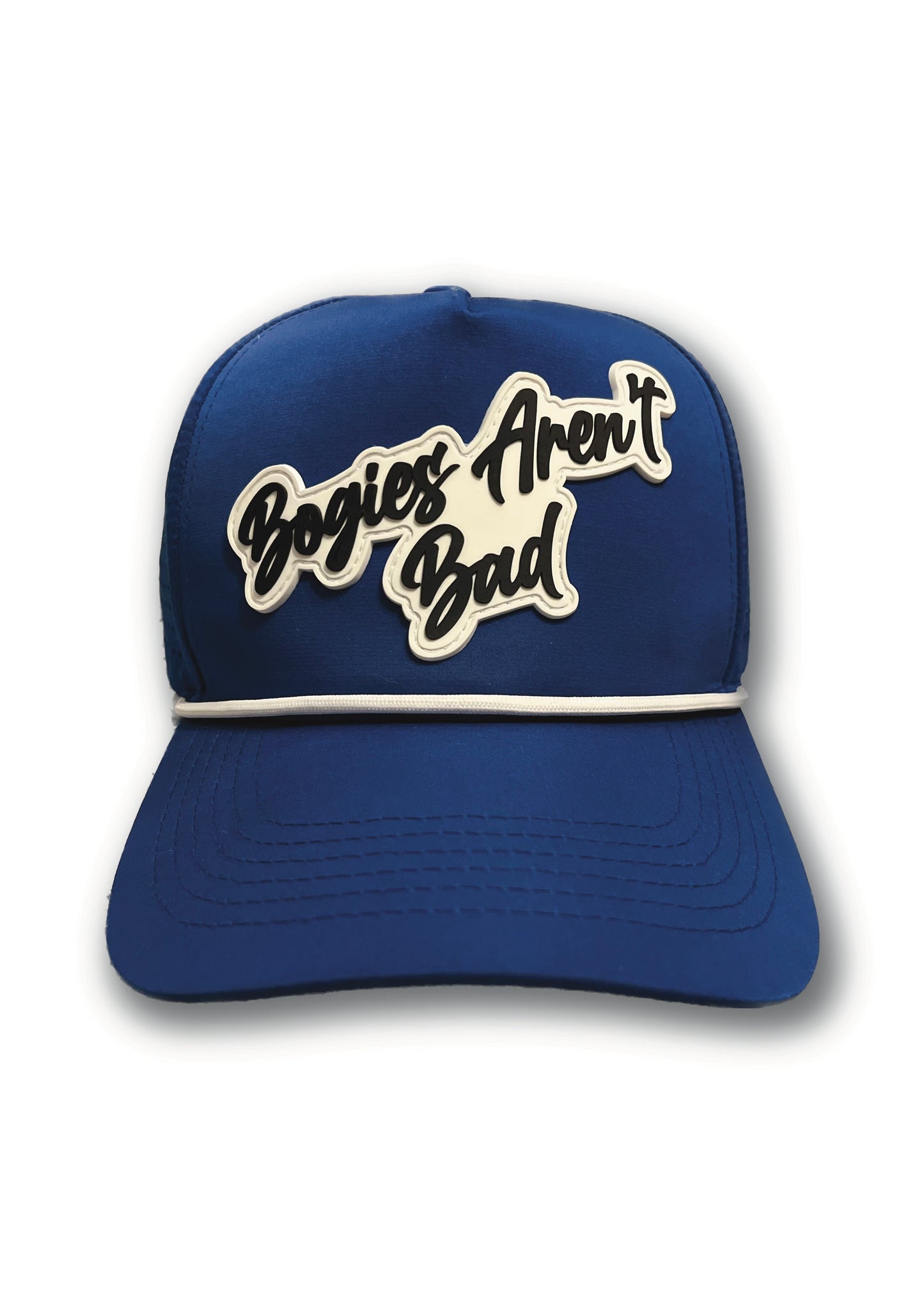 The "Bogie Blues" Performance Golf Rope Hat - Snapback